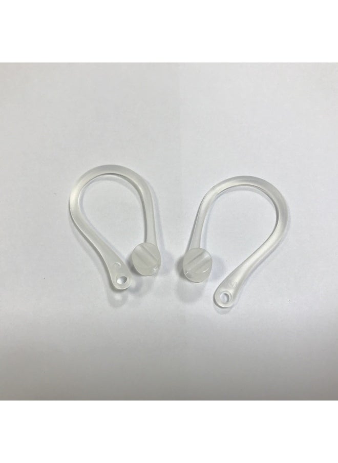 Generic Silicone Ear Hooks For Airpods Bluetooth Earphones Accessories Sports Ear Hanging Hooks Digital Computer Other Accessories-Color:GLD-SL192-10 Transparent Color  - Image 1