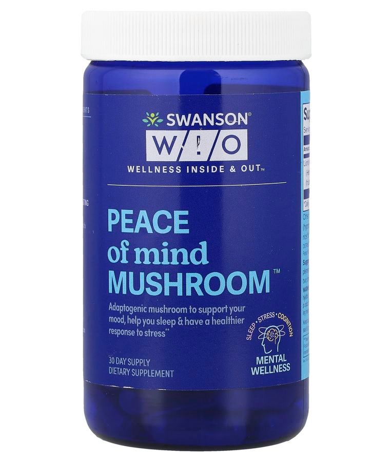 Peace of Mind Mushroom™ 30 Capsules (500 mg per Capsule)