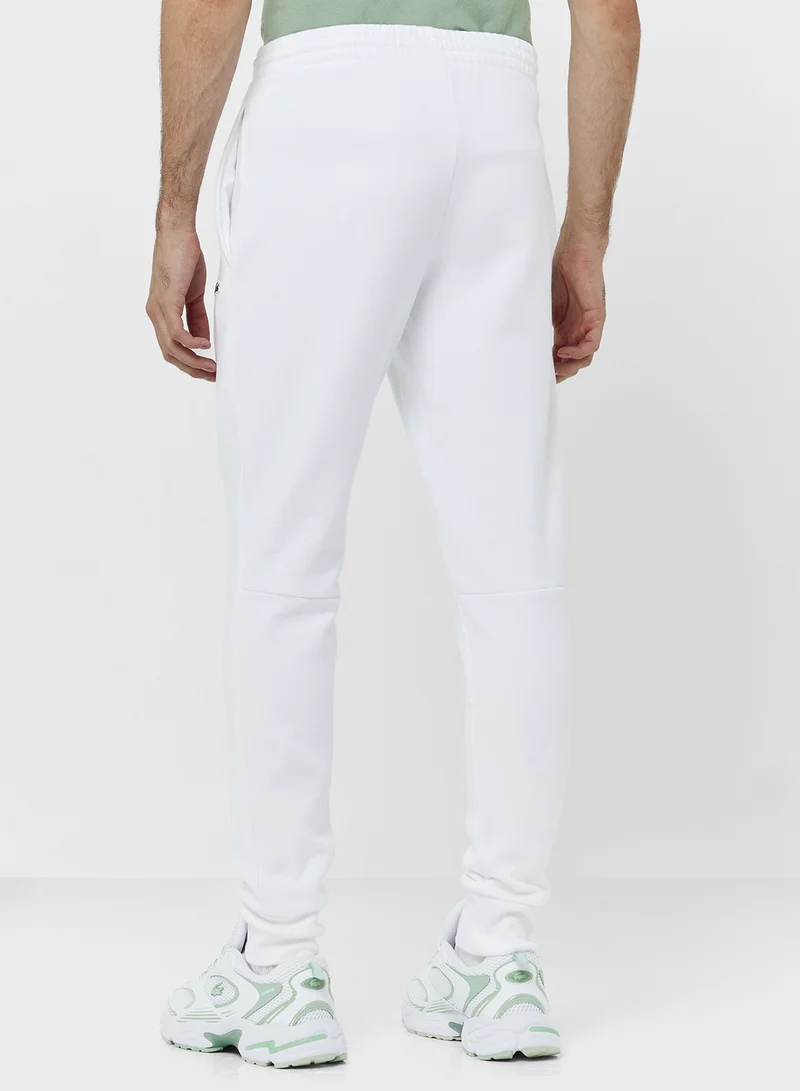 LACOSTE Slim Fit Brushed Fleece Sweatpants
