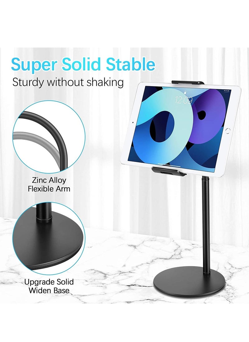 Tablet Stand Phone Holder, 360 Degree Rotating Adjustable Desktop Tablet Mount Compatible with iPad /iPhone/Nintendo Switch/Samsung Galaxy Tabs/Kindle /eBook Reader and More 4.6"-10.5 inch - Image 4