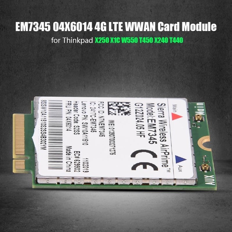 klarako EM7345 Module Card, EM7345 04X6014 4G LTE WWAN Card Module for Thinkpad 8 X250 X1C W550 T450 X240 T440 - Image 4