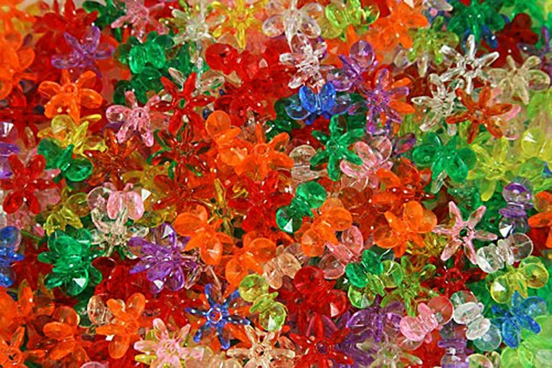 The Beadery 12mm Sunburst Beads Multi 900Piece Per Bag