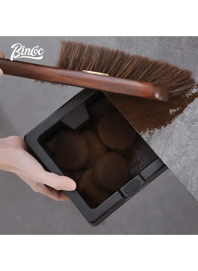 Black Coffee Knock Box Set With Non Slip Silicone And Absorbent Waffle Towel - Image 3