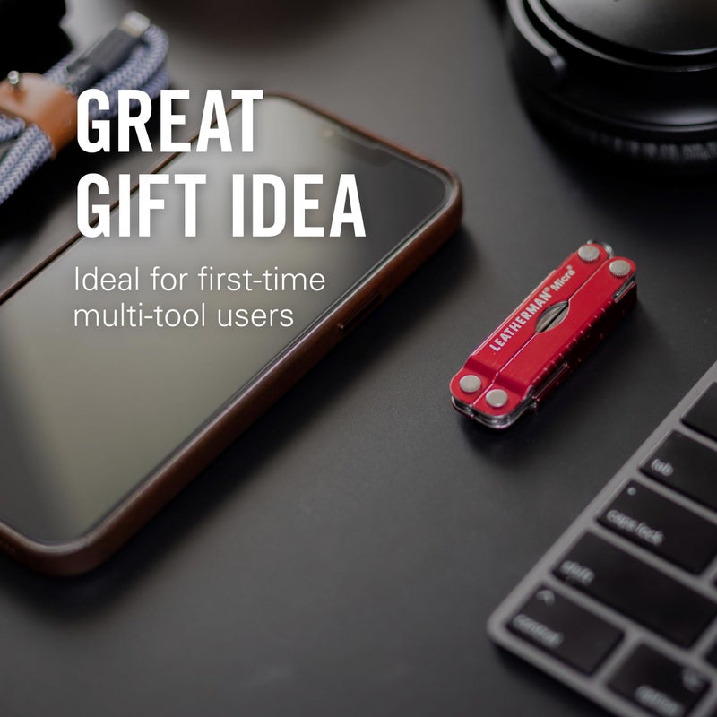 LEATHERMAN, Micra, Keychain Multi-tool with Grooming Tools, Mini Pocketknife for Everyday Carry (EDC), Hobbies & Outdoors, Built in the USA, Arctic Blue - Image 5