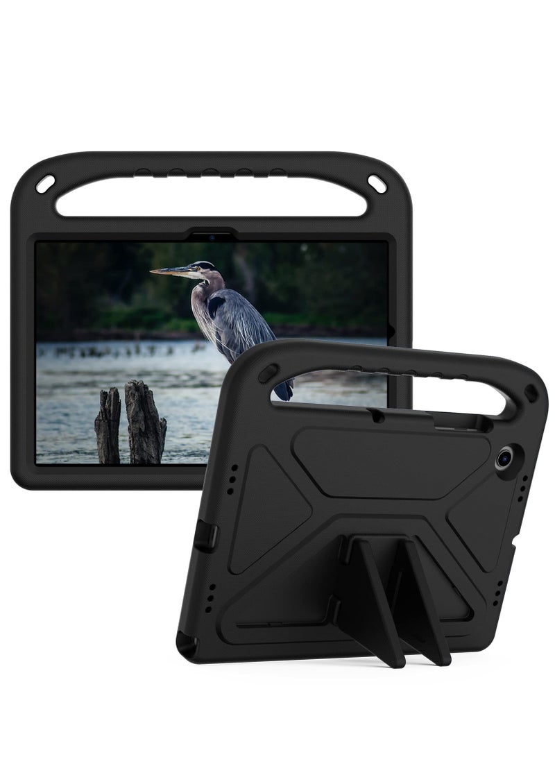 For Samsung Galaxy Tab A8 10.5 Inch 2021(SM-X200/X205/X207) Kids Case Lightweight EVA Kid Friendly Shockproof Protective Case Handle Stand Heavy Duty Tablet Cover (Black) - Image 1