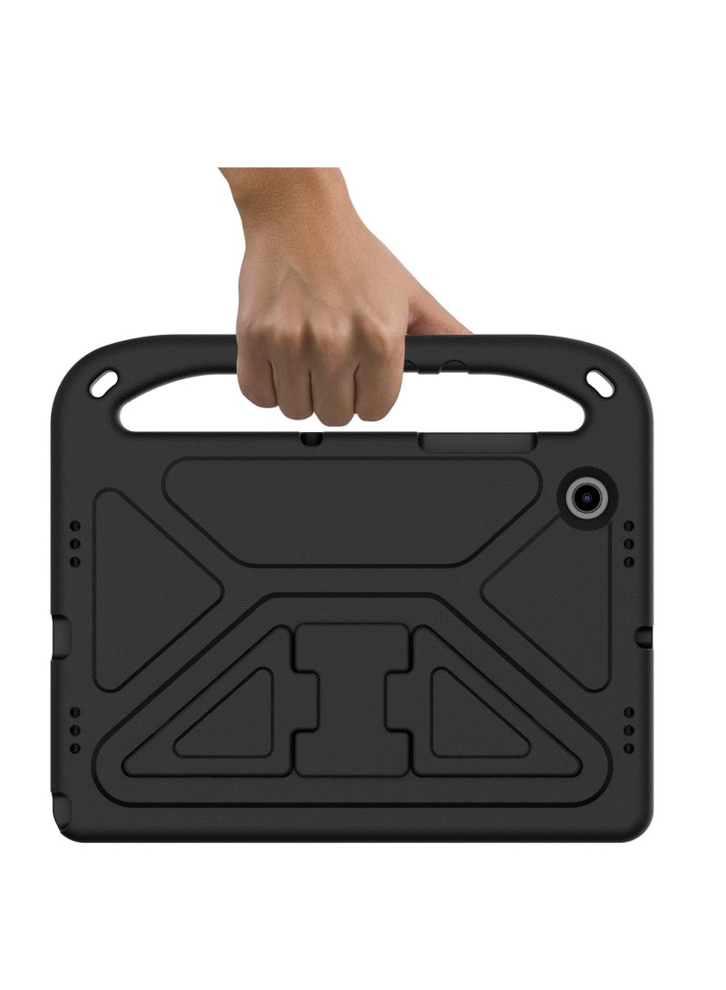 For Samsung Galaxy Tab A8 10.5 Inch 2021(SM-X200/X205/X207) Kids Case Lightweight EVA Kid Friendly Shockproof Protective Case Handle Stand Heavy Duty Tablet Cover (Black) - Image 4
