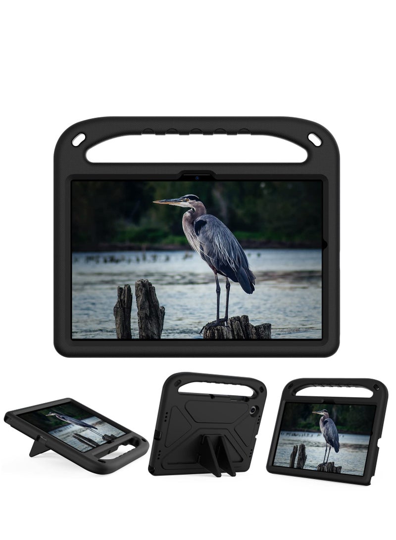 For Samsung Galaxy Tab A8 10.5 Inch 2021(SM-X200/X205/X207) Kids Case Lightweight EVA Kid Friendly Shockproof Protective Case Handle Stand Heavy Duty Tablet Cover (Black) - Image 5