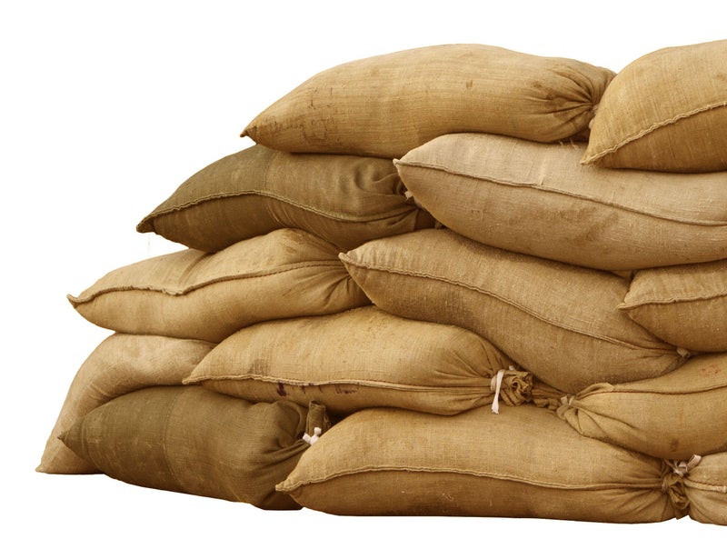 Sandbaggy Burlap Sand Bags Size 14 x 26 50 lb Weight Capacity For Flooding Flood Water Barrier Tent Empty 10 Bags