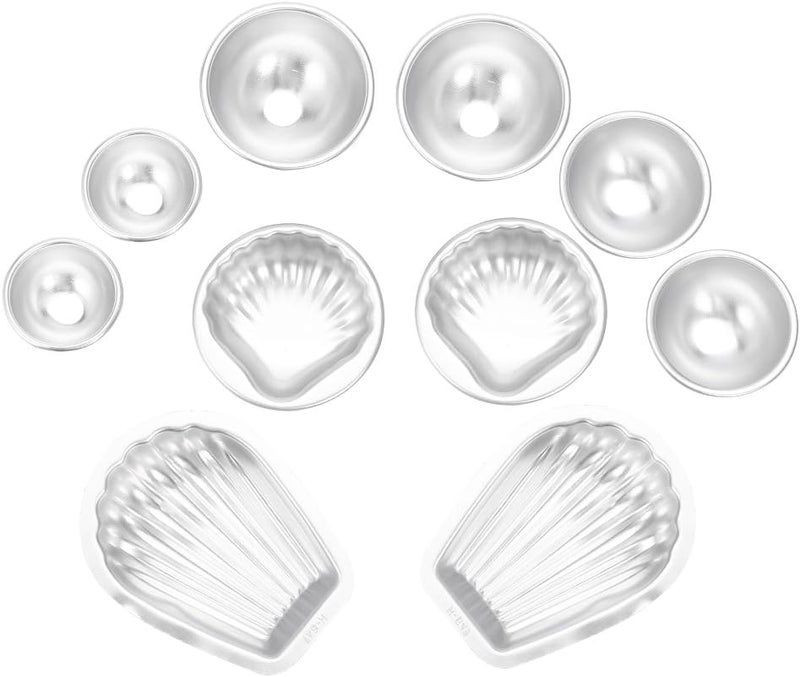 Handcrafted Aluminium Alloy Bath BombFizzy Crafting Personally Constructed Cake Mildew Tools, Bath Bomb, Bathbombsfor Making Handcrafted Soaps Supplies(Set 1), Bath Bomb, Handcrafted Aluminium Alloy - Image 1