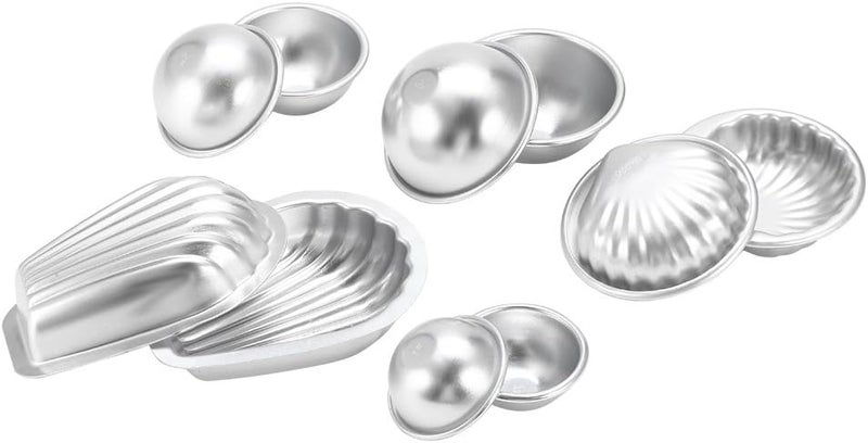 Handcrafted Aluminium Alloy Bath BombFizzy Crafting Personally Constructed Cake Mildew Tools, Bath Bomb, Bathbombsfor Making Handcrafted Soaps Supplies(Set 1), Bath Bomb, Handcrafted Aluminium Alloy - Image 2