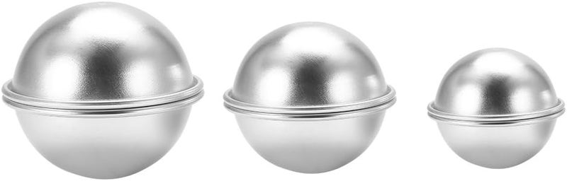 Handcrafted Aluminium Alloy Bath BombFizzy Crafting Personally Constructed Cake Mildew Tools, Bath Bomb, Bathbombsfor Making Handcrafted Soaps Supplies(Set 1), Bath Bomb, Handcrafted Aluminium Alloy - Image 4