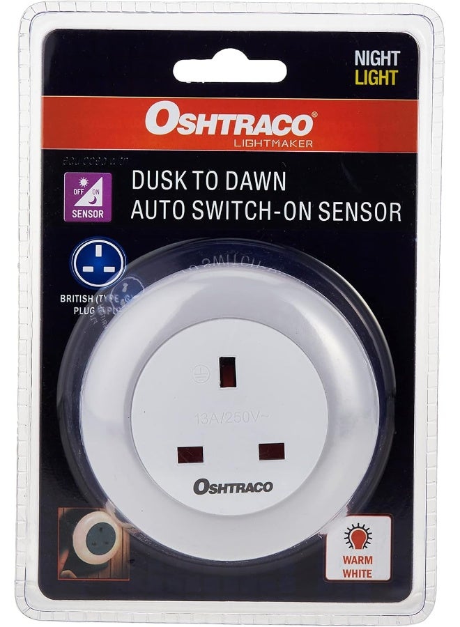 OSHTRACO ضوء الليل LED القابل للتوصيل من أوشتراكو مع مستشعر تشغيل/إيقاف تلقائي - Image 1