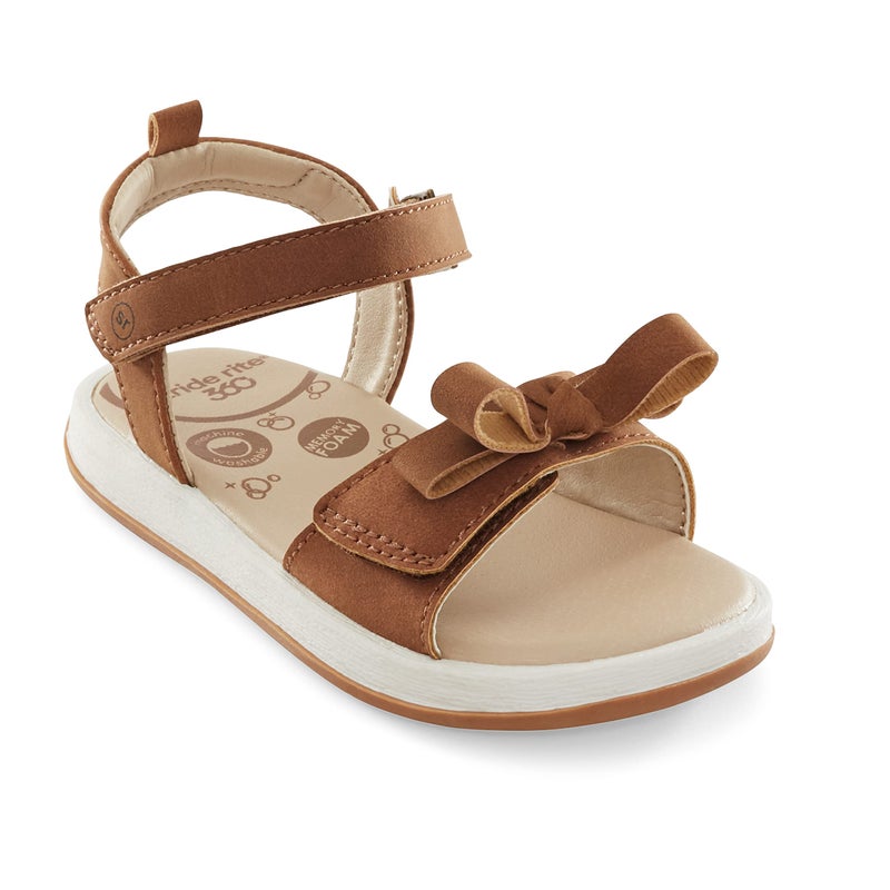 Stride Rite 360 girls Delilah Sandal Tan 10 Toddler US
