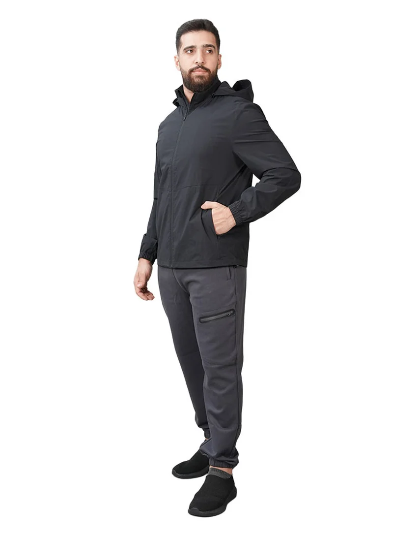 جيوردانو بنطلون رياضي رجالي قطن بوليستر مطاطي بقصة مستقيمة مريحة