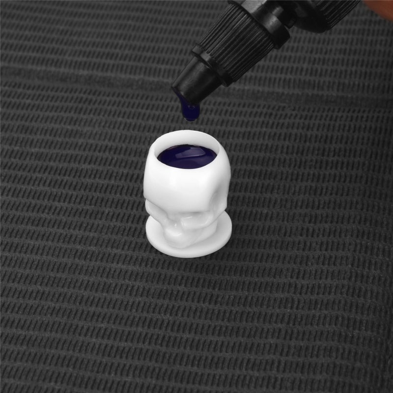 200pcs Tattoo Ink Caps Cups with Base Thickened Tattoo Pigment Cups for Tattoo ink Microblading Makeup Tattooing Supplies - Image 5