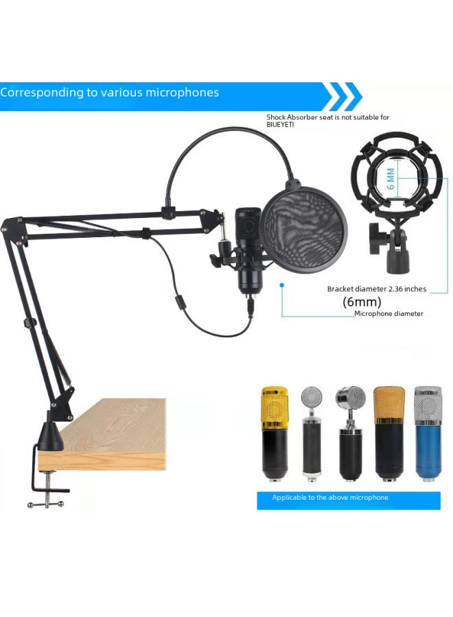 Nb35 Cantilever Bracket Desktop Lazy Universal Microphone Microphone Blast Cover Shock Frame Full Set - Image 2