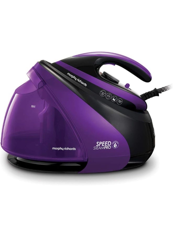 morphy richards Renewed - Morphy Richards AutoClean Purple Speed Steam Pro Generator - Lilac 140G 2L Tank 332100 - Image 2