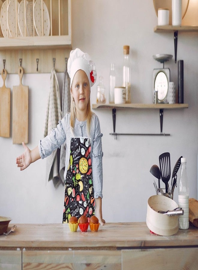 AAZEEM مآزر عازيم بجيوب للأطفال | بنات | أولاد | مئزر للرسم | الطبخ | الخبز | الحرف اليدوية | البستنة الفنية | قابل للتعديل | عبوة من قطعة واحدة | - Image 5