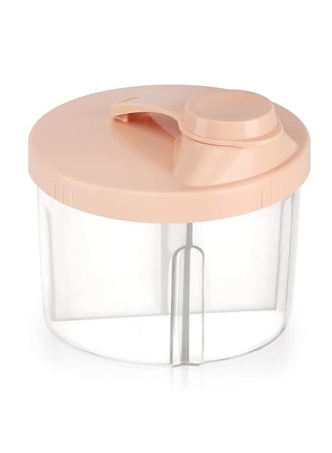 Baby Formula Dispenser On The Go, Non-Spill Rotating Four-Compartment Formula Container to Go, Milk Powder Kids Snack Container for Infant Toddler Travel Outdoor - Image 1