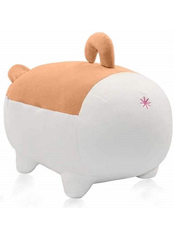 AVSHUB Soft Toy Shiba Inu Dog Skin Friendly Ultra Soft Cute Soft Stuffed Toy For Girlfriend Kids Giftpeach And White 12 Inches - Image 5