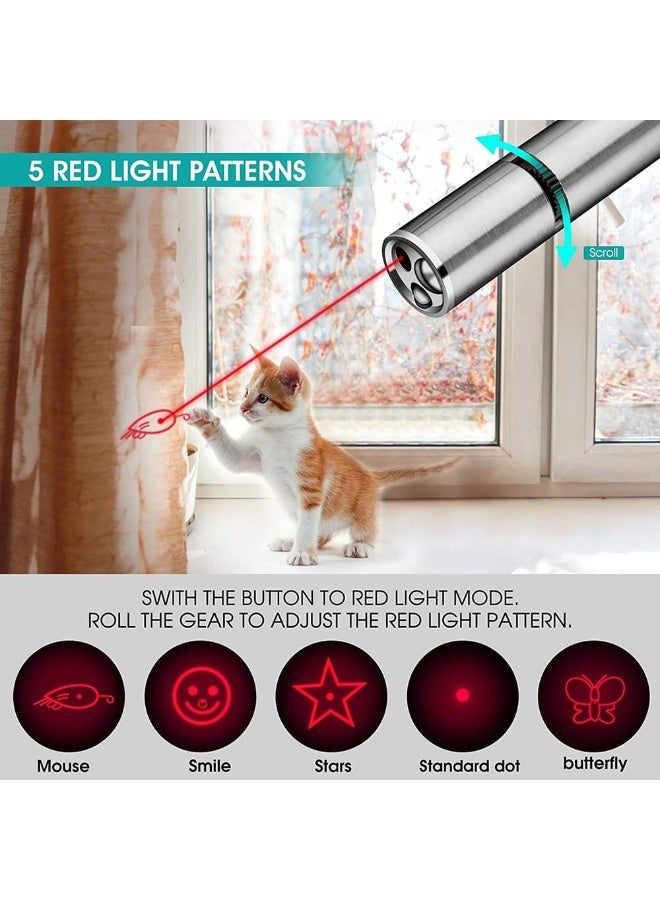 Laser Pointer Cat Toy, Dog Laser Pointer for Interactive Toys for Indoor Cats Dogs, Long Range 7Modes Lazer Projection Playpen for Kitten Outdoor Pet Chaser Tease - Image 3