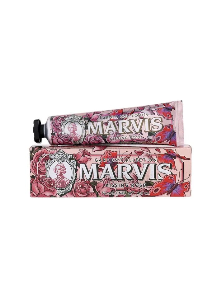 Marvis Garden Collection Kissing Rose Limited Edition Toothpaste, 75 ml, Sensational Flavored Toothpaste for a Long-Lasting Freshness - Image 3