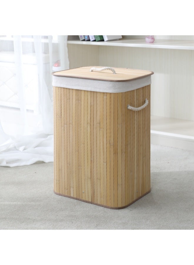 Noon East Storage Basket Bamboo Yellow 40x30x60 cm - Image 4