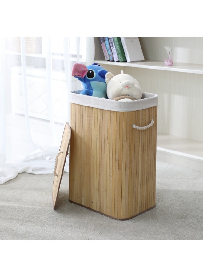 Noon East Storage Basket Bamboo Yellow 40x30x60 cm - Image 1