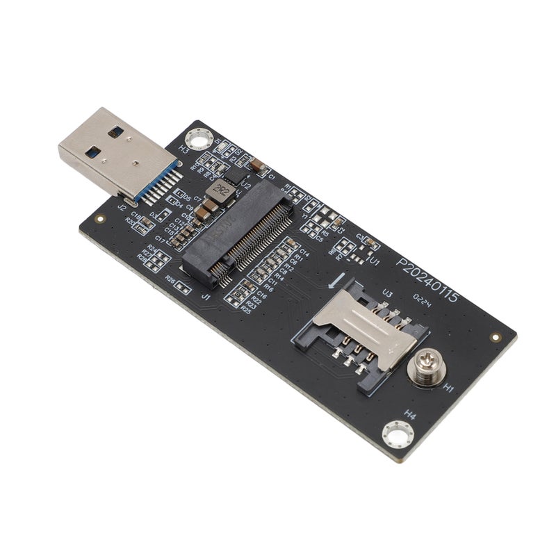 بطاقة محول شبكة NGFF M.2 KeyB لمحول وحدة WWAN 4G 5G مع مفتاح SIM و2 هوائيات - Image 1