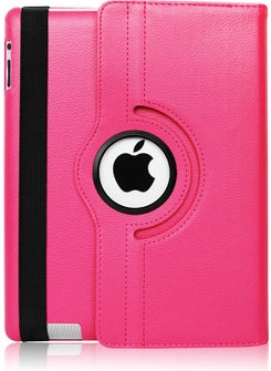 FUJIMAX Apple iPad Mini 5 Case Swivel Leather Case with Horizontal and Vertical Stand (Model A2133,A2124,A2126)