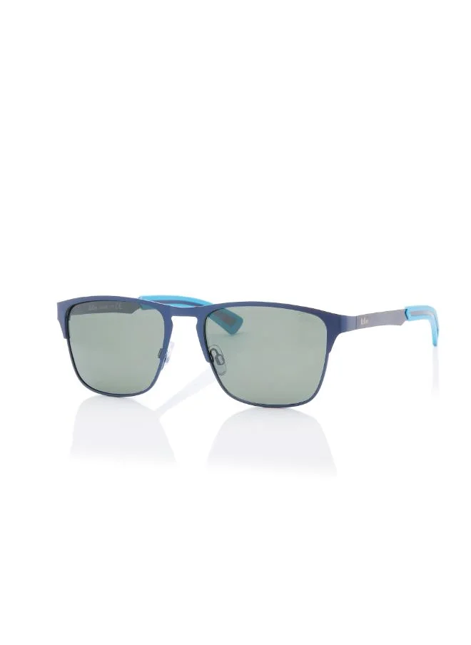 Lee Cooper Polarized Sunglasses G15 Frame Dark Blue Mirror Lens 56mm  - LC1222C03