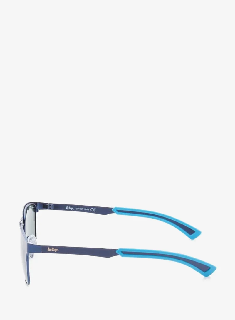Lee Cooper  Men's Polarized Sunglasses G15 Frame Dark Blue Mirror Lens 56mm  - LC1222C03 for Men | Best Price UAE