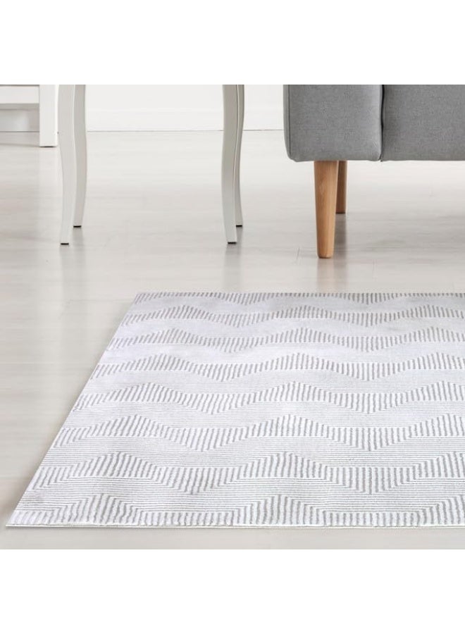 HANDPICKED FURNITURE Rectangular Carpet Ultra Soft Area Carpets For Bed Room Living Room And Dining Room Anti-Slip Floor Carpets Easy To Clean. 200 X 300 Cm 6.6 X 9.8 Ft Cream - Image 2