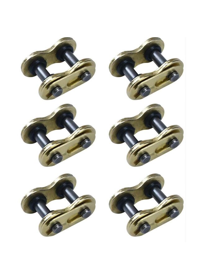 Chain Master Link Ring Masterlink for Motorcycle Dirt Bike,Oil Seal Chain Link Chain Joint (Size : 6pcs) - Image 1