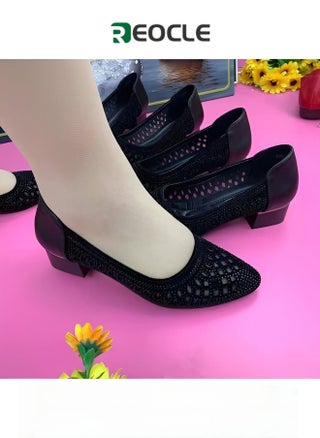 Women’s Wedge Pumps Closed Toe Heels Pumps Comfortable Dress Shoes Thick Heeled Shoes for Wedding & Party & Office & Work - pzsku/Z3090503130AF31432CF3Z/45/1750844550/4cced11f-bcd0-4583-afb8-6d6c40226376