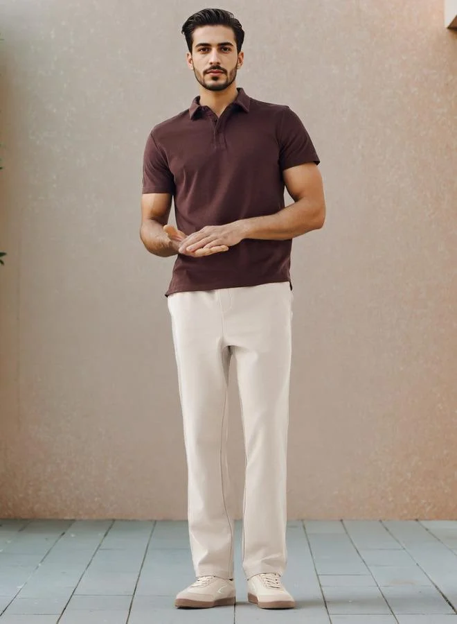 سبلاش فيڤ تيشيرت بولو بقصة ضيقة