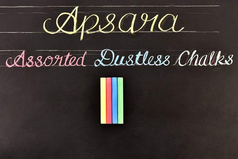 Apsara Assorted Dustless Chalks, 100 Units (Pack of 10 x 10 Units) - Image 4