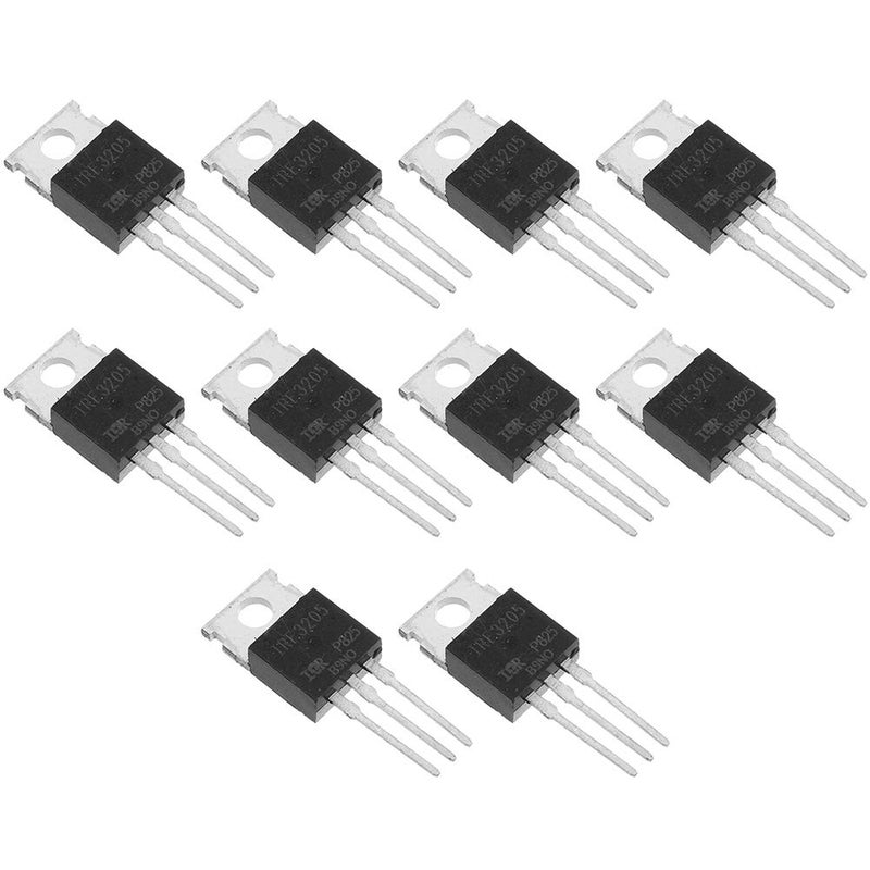Bridgold 10 قطع IRF3205PBF IRF3205 3205 ترانزستور MOSFET طاقة من نوع N، 110 A، 55 V، 0.008 أوم TO-220AB - Image 1