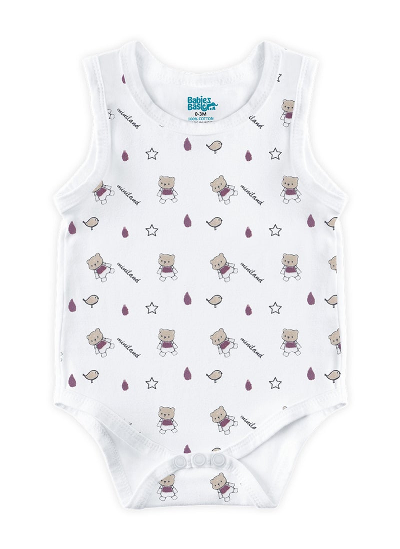 BabiesBasic 100% Super Combed Cotton, Sleeveless Romper/Bodysuit, for New Born to 24months. Set of 3 - Printed - pzsku/Z309077F865AC45AF1AA4Z/45/1741342550/08938d83-9d54-4686-bda7-e80db9bddc03