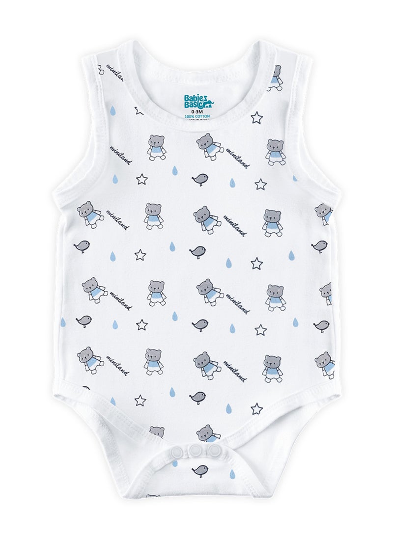 BabiesBasic 100% Super Combed Cotton, Sleeveless Romper/Bodysuit, for New Born to 24months. Set of 3 - Printed - pzsku/Z309077F865AC45AF1AA4Z/45/1741342580/9da15450-2792-414b-aed7-2095ce78f1da