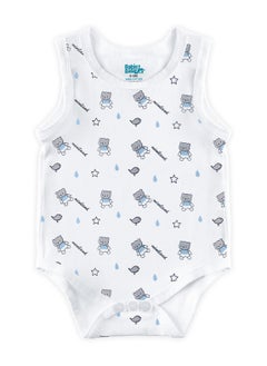 Babies Basic BabiesBasic 100% Super Combed Cotton, Sleeveless Romper/Bodysuit, for New Born to 24months. Set of 3 - Printed  - Image 5
