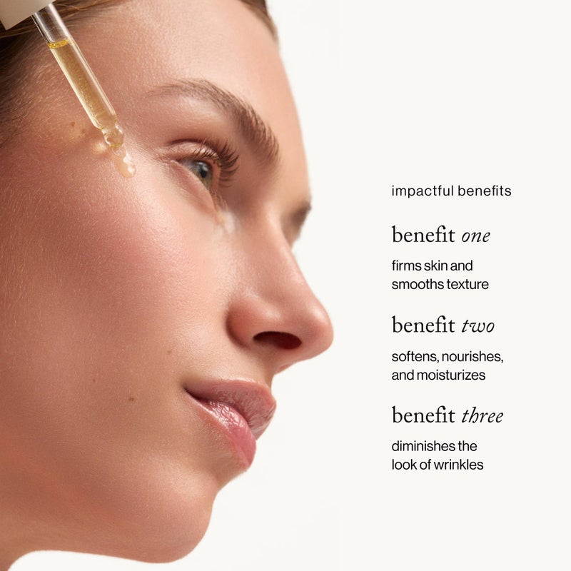 goop Beauty Nutrient Face Oil | Anti Aging Moisturizer for Smooth Skin Texture & Wrinkles | Bakuchiol, Cacay, & Organic Amla | 1 fl oz - Image 2
