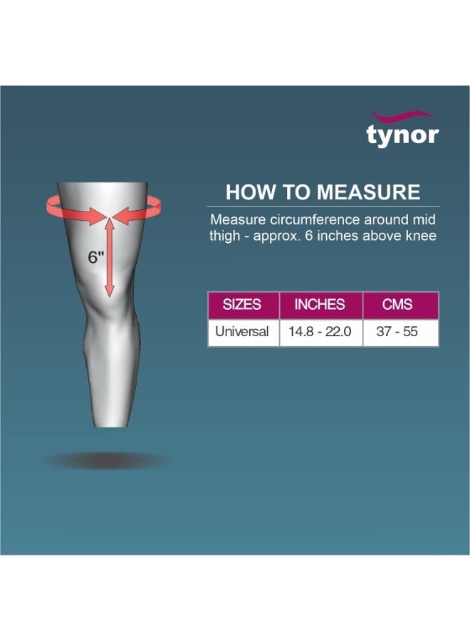 تاينور TYNOR Cool Pack - لفافة ركبة، رمادي، مقاس موحد، قطعة واحدة - Image 2