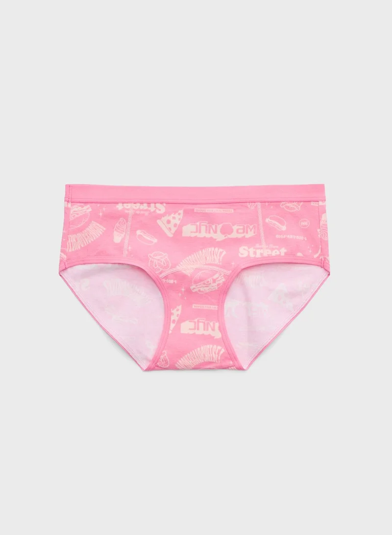 Aerie High Leg Printed Brief