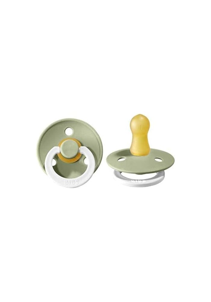 BIBS Natural Rubber Pacifiers - Sage Night (Set of 2) - Image 2
