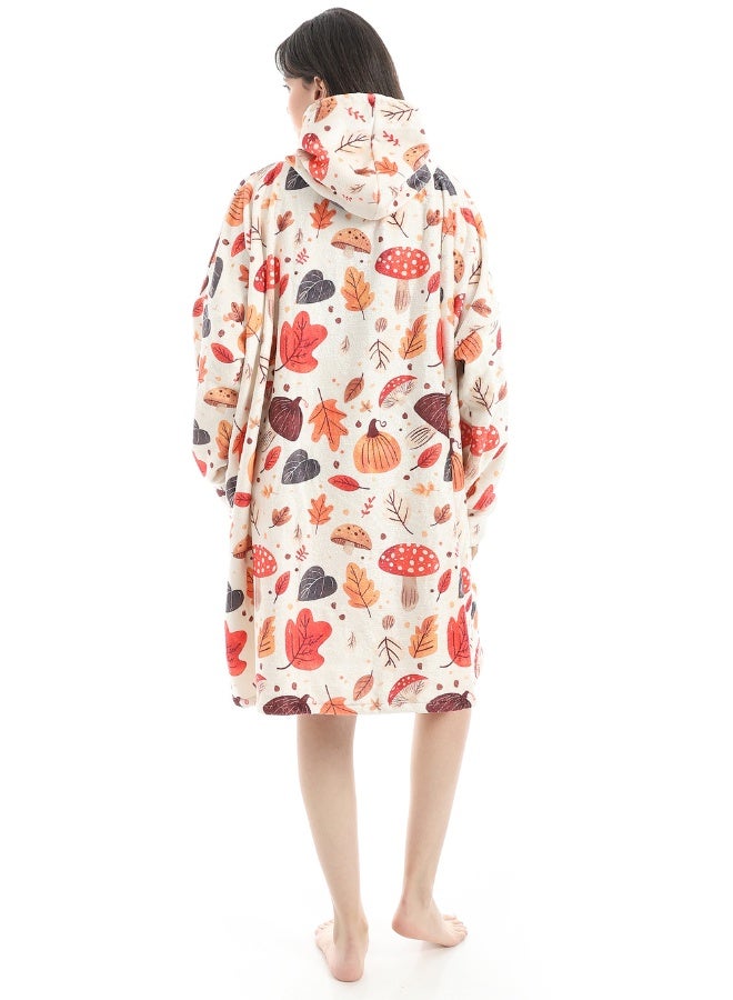 سنوز، دفاية قابله للارتداء سنوز أوفر سايز مع غطاء للرأس، تصميم بمبكن - Image 4