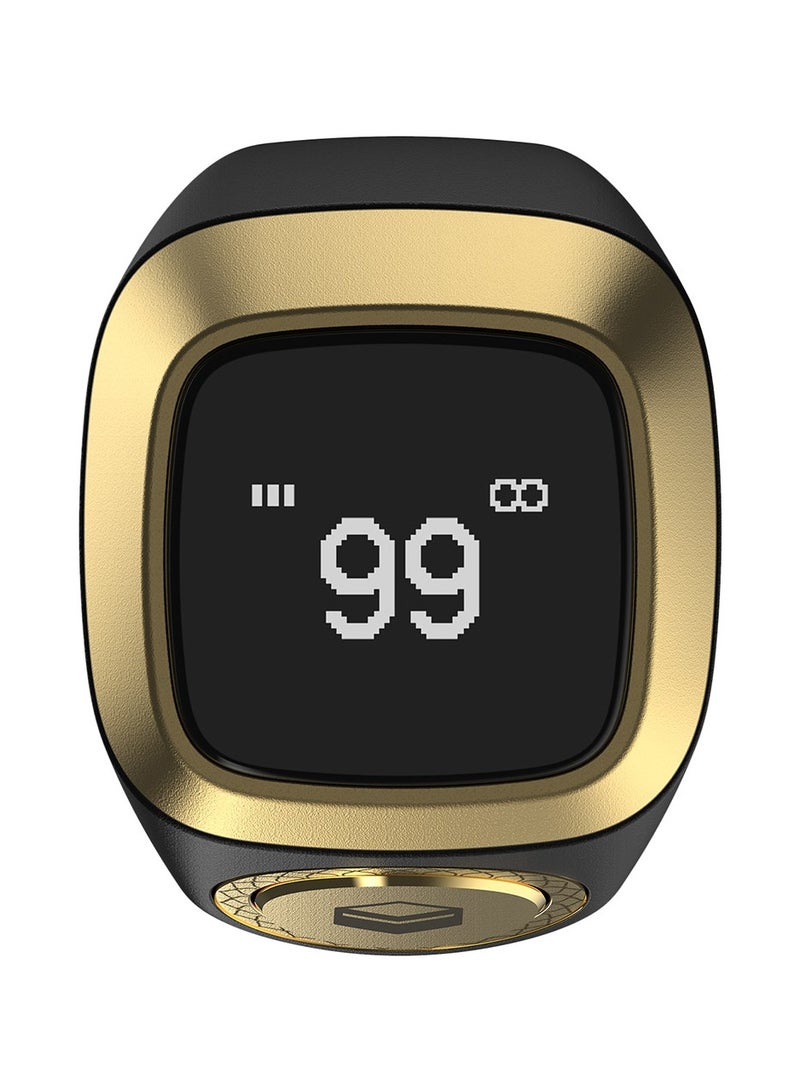 iQIBLA Smart Tasbih Zikr Ring OLED Display Powerful Battery Backup Smart Ring App Operated Tasbih Counter Prayer Reminder Technology Plastic 5 Prayer Time Reminders iQibla Smart Zikr Ring 18MM Nova Blue - Image 2