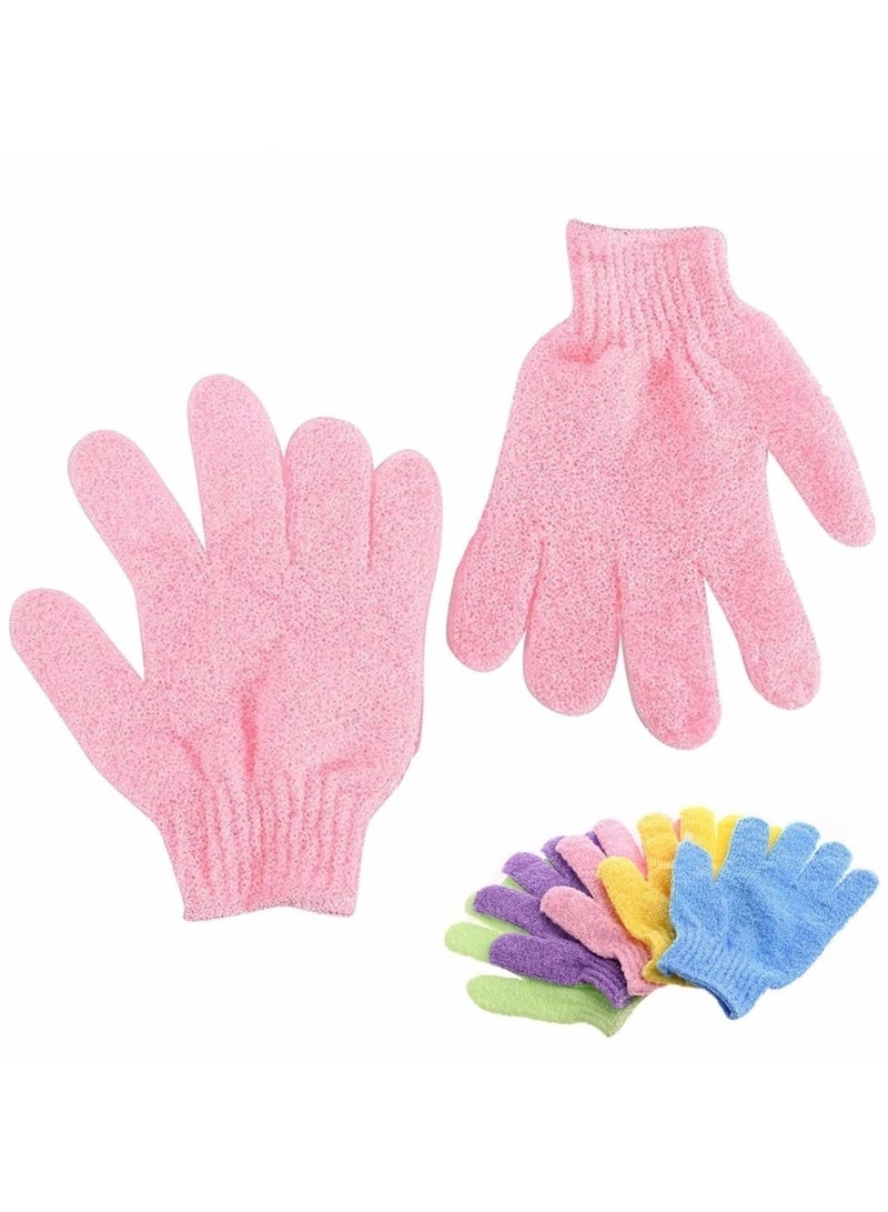 Exfoliating Gloves Premium Double-Sided Bath Scrub for Body, Dead Skin Cell Remover, Spa Massage Skin Exfoliator, Shower Accessories for Women & Men - Image 1