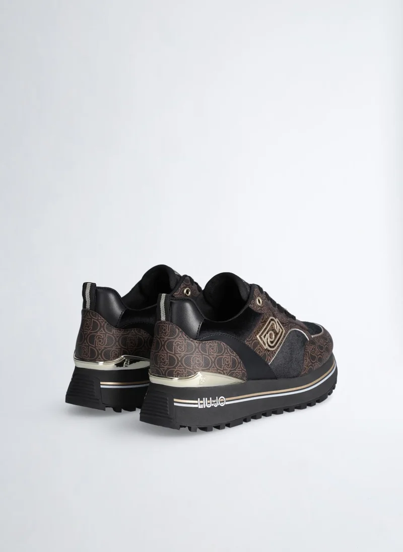 Liu Jo Monogram Platform Sneakers