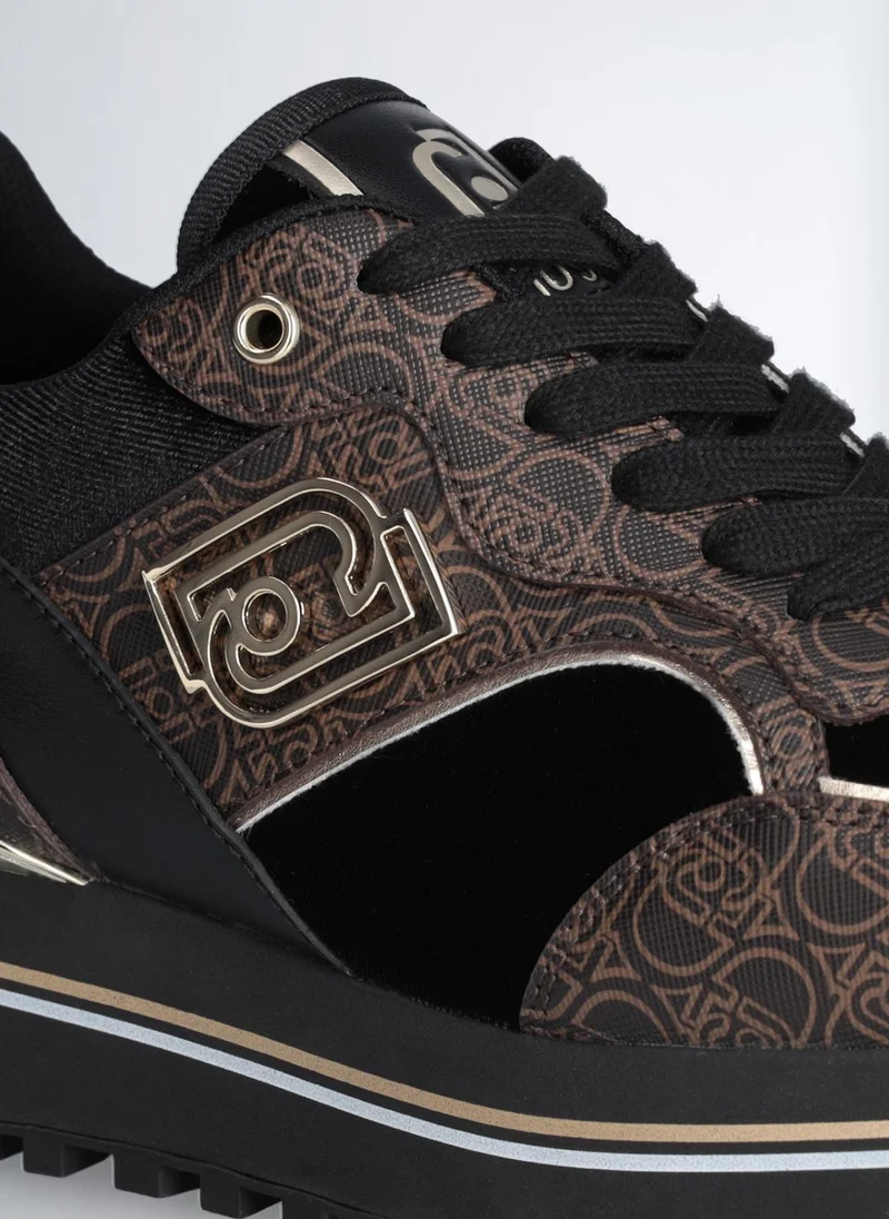 Liu Jo Monogram Platform Sneakers